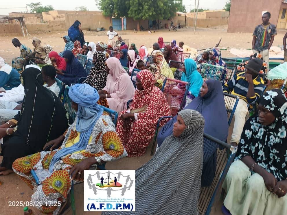 séance de sensibilisation sur les mesures d'adaptation au changement climatique, organisée par l'ONG #AFDPM whatsapp image 2026 08 24 at 21.07.08 (1)